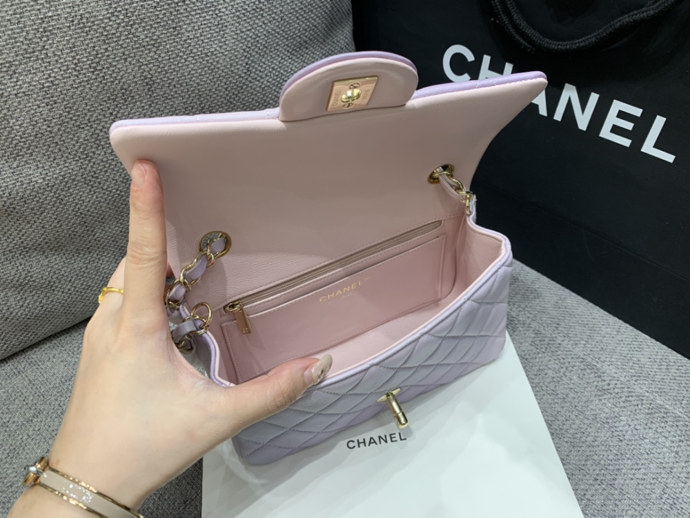 Chanel CF mini 20cm Gradient sheepskin bag  Mirror Boutique
