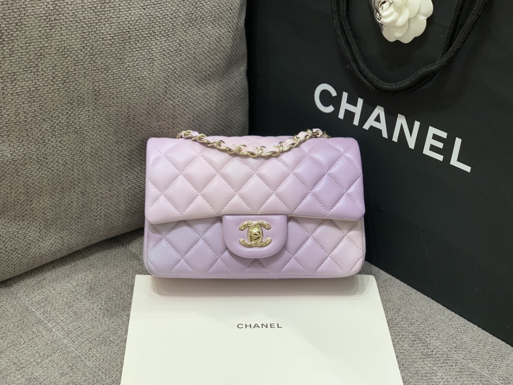 Chanel CF mini 20cm Gradient sheepskin bag  Mirror Boutique