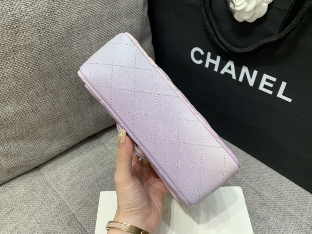 Chanel CF mini 20cm Gradient sheepskin bag  Mirror Boutique