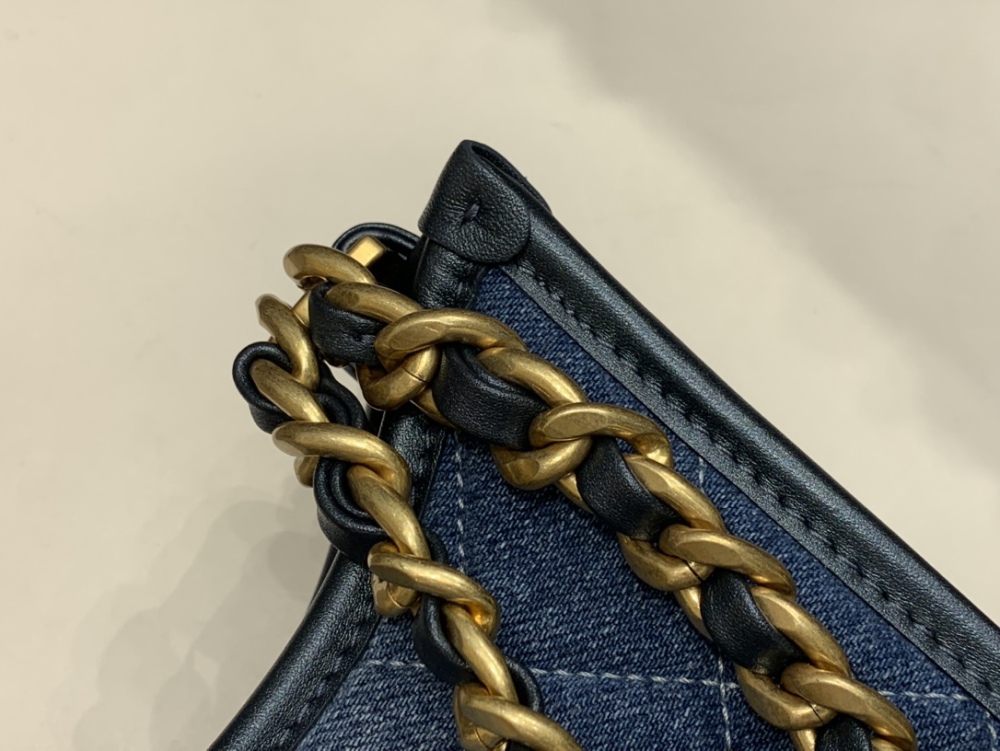 Chanel Denim  HOBO bag Mirror Boutique