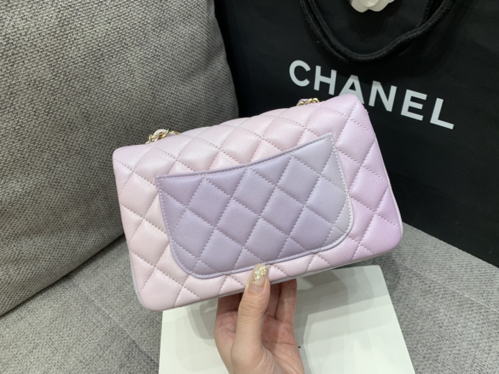 Chanel CF mini 20cm Gradient sheepskin bag  Mirror Boutique