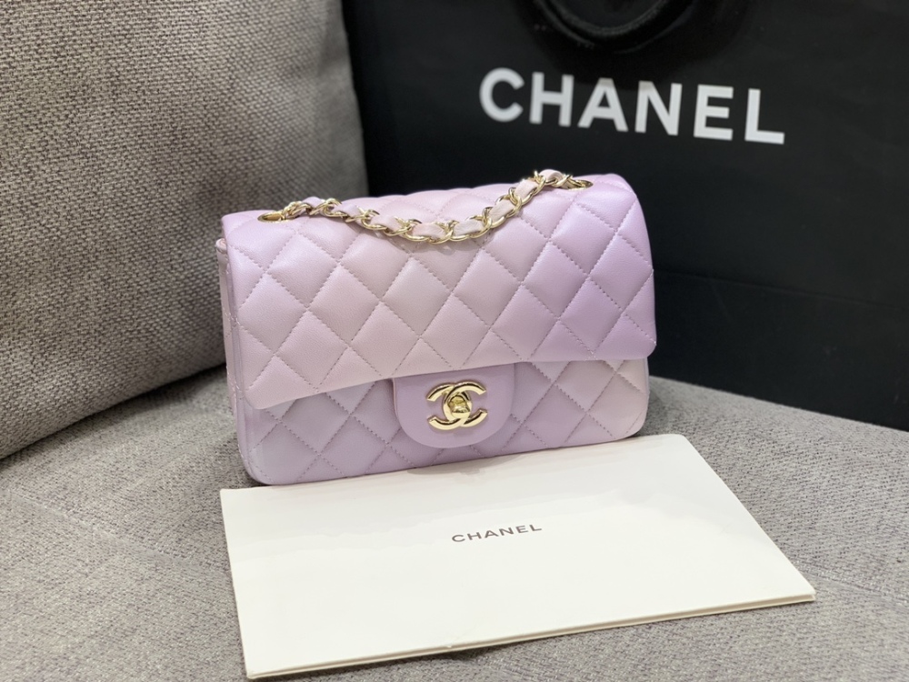 Chanel CF mini 20cm Gradient sheepskin bag  Mirror Boutique