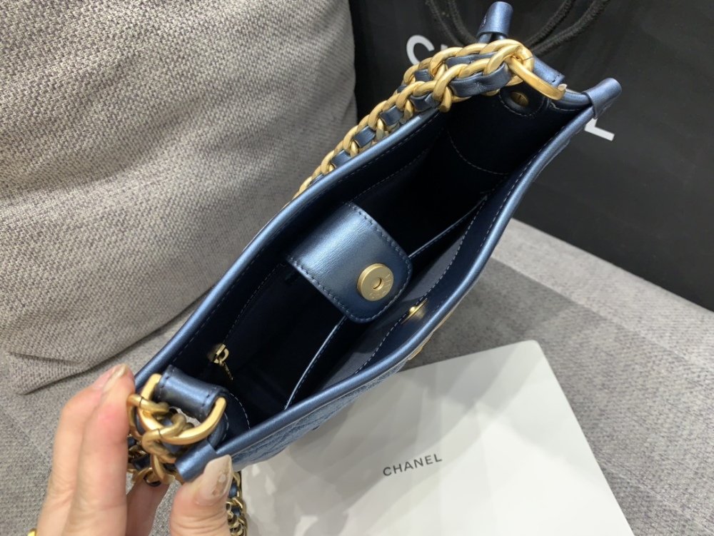Chanel Denim  HOBO bag Mirror Boutique