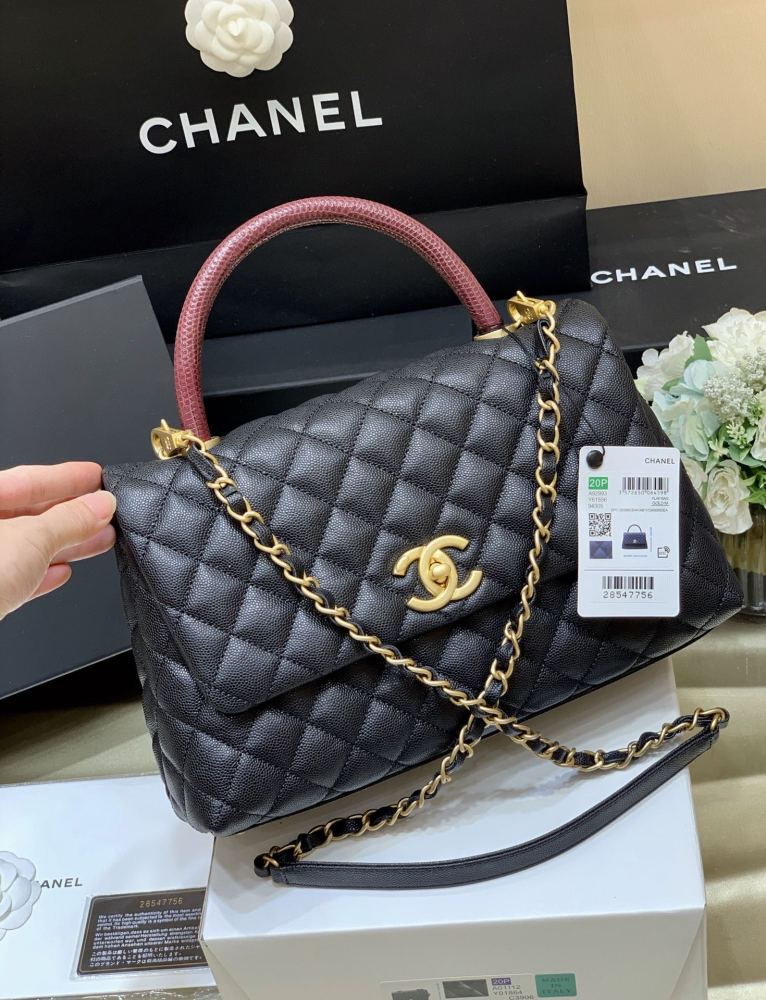 Chanel 24K coco handle MM 28cm Genuine level（99%）