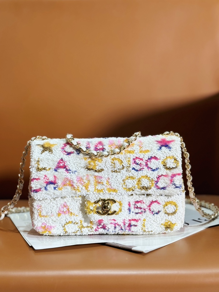 Chanel 24C Handmade CF with diamond Bag Mirror Boutique