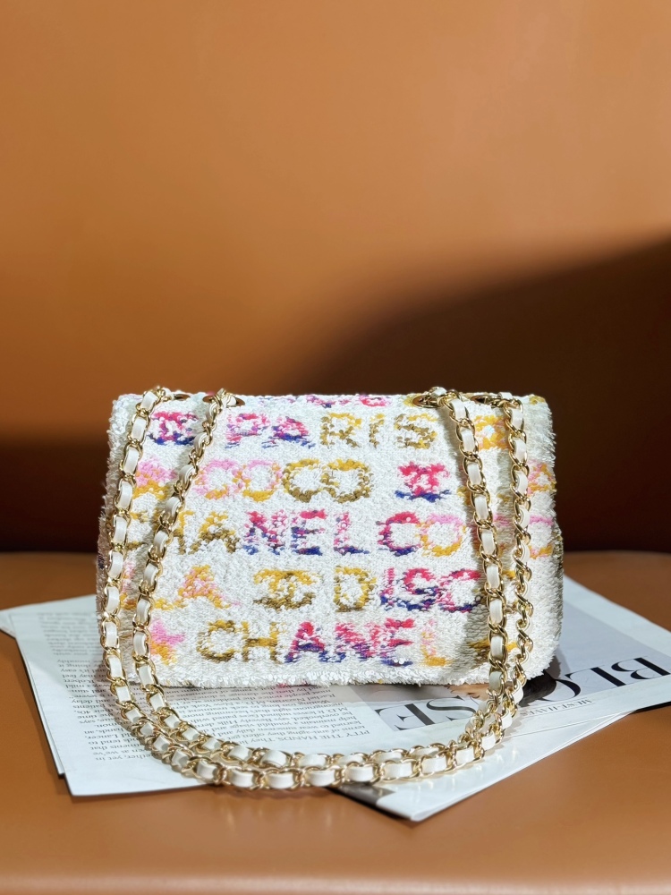 Chanel 24C Handmade CF with diamond Bag Mirror Boutique
