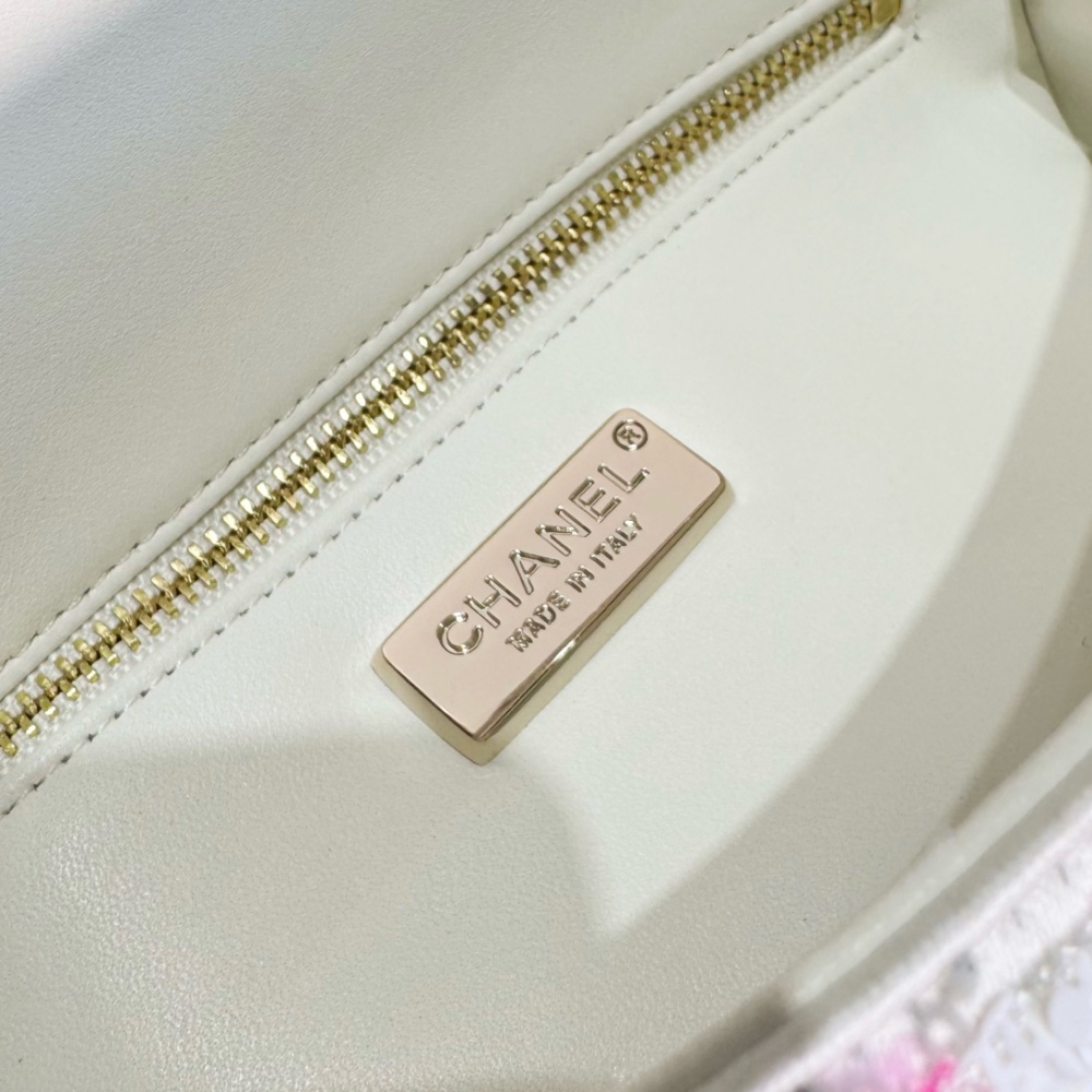 Chanel 24C Handmade CF with diamond Bag Mirror Boutique