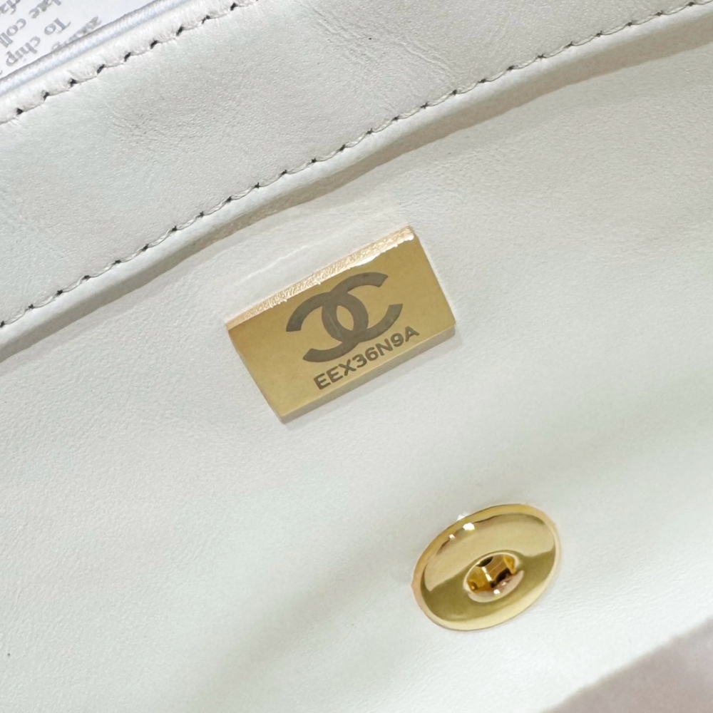 Chanel 24C Handmade CF with diamond Bag Mirror Boutique