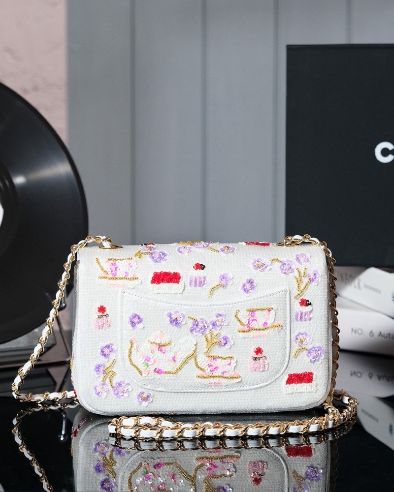 Chanel 24C Handmade CF with sequin Bag Mirror Boutique