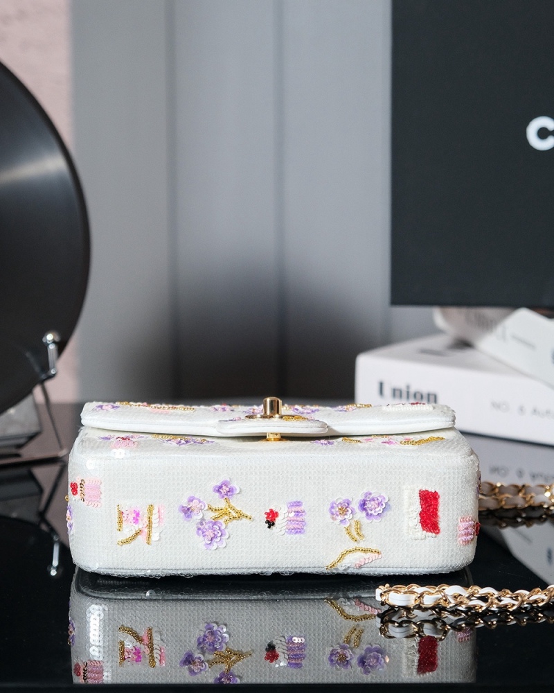 Chanel 24C Handmade CF with sequin Bag Mirror Boutique