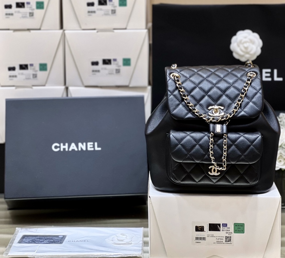 Chanel 22C Duma  backpack GM Genuine level（99%）