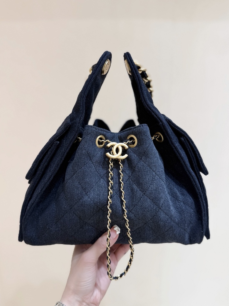 Chanel 25s 25bag denim hobo MM Genuine level（99%）