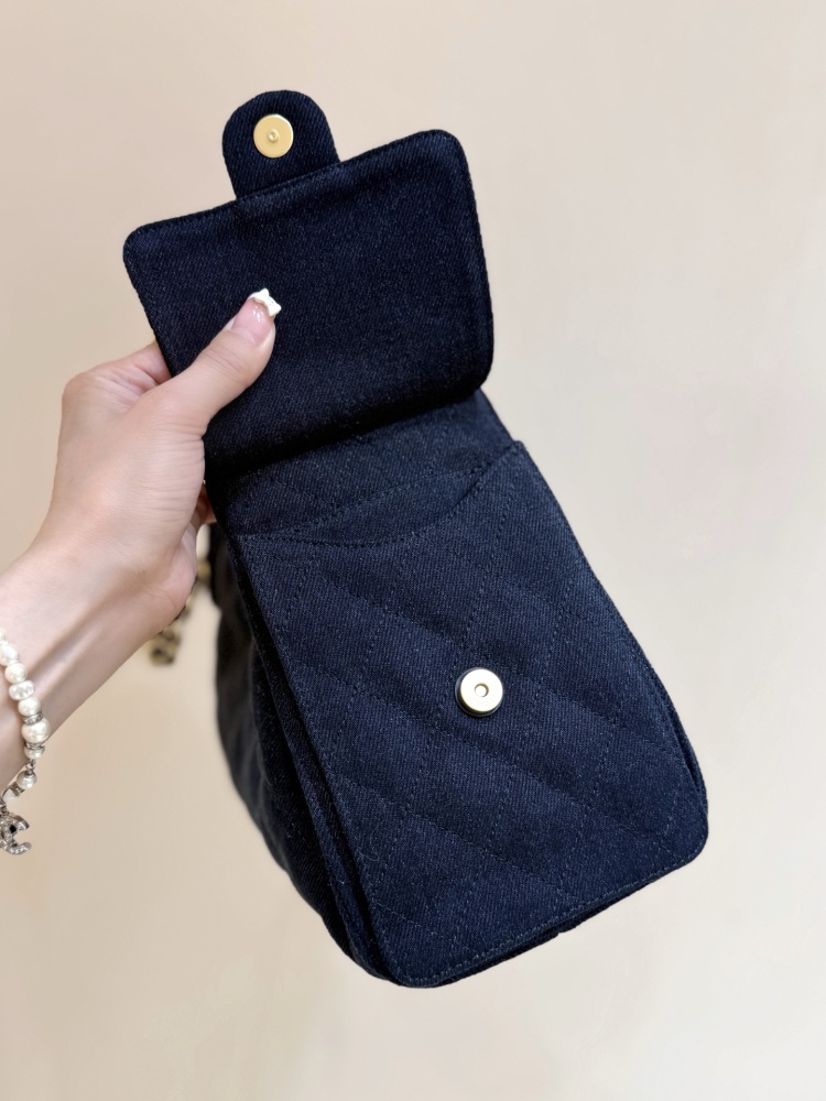 Chanel 25s 25bag denim hobo MM Genuine level（99%）