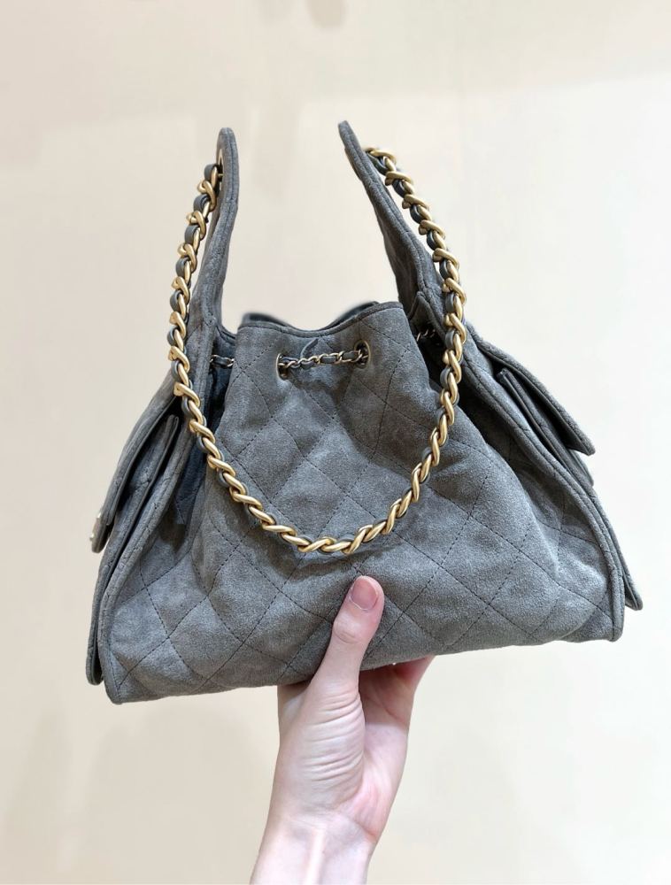 Chanel 25s 25bag denim hobo MM Genuine level（99%）