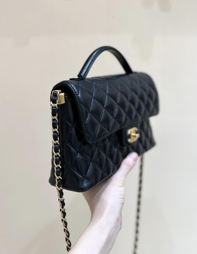 Chanel  25P kelly handlebag Genuine level（99%）