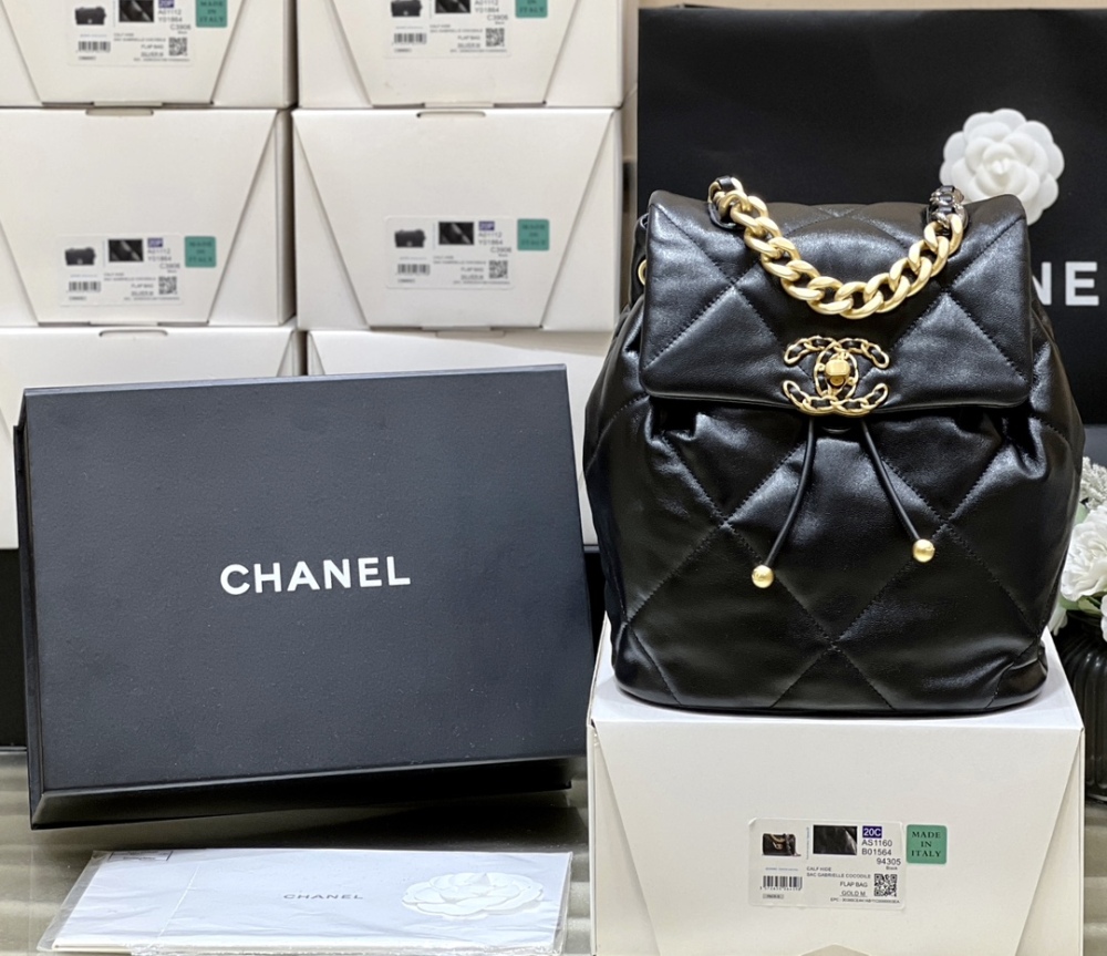 Chanel 24C 19bag backpack Genuine level（99%）