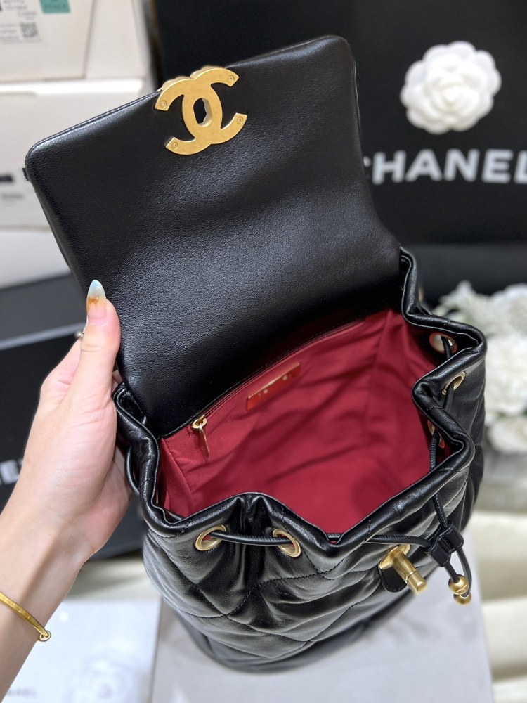 Chanel 24C 19bag backpack Genuine level（99%）
