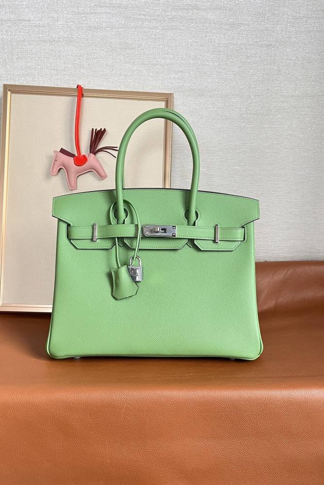 Hermès 𝗯𝗶𝗿𝗸𝗶𝗻 30cm Epsom 3i Full Handmade Mirror Boutique