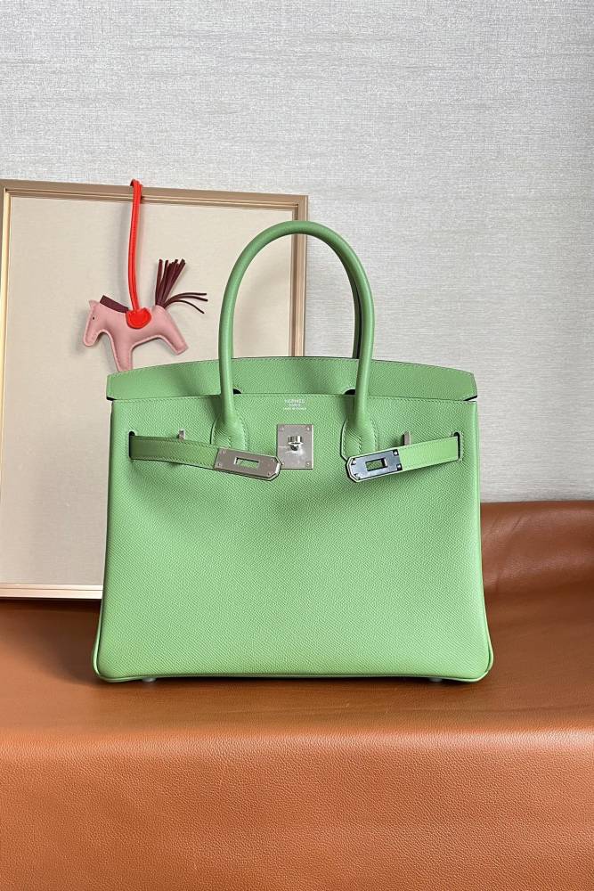 Hermès 𝗯𝗶𝗿𝗸𝗶𝗻 30cm Epsom 3i Full Handmade Mirror Boutique