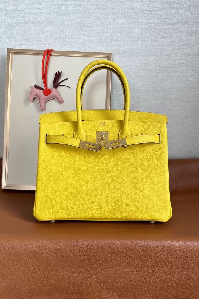 Hermès 𝗯𝗶𝗿𝗸𝗶𝗻 30cm Epsom 9H Full Handmade Mirror Boutique