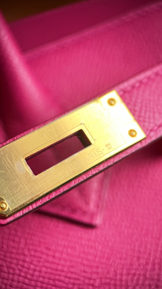 Hermès 𝗯𝗶𝗿𝗸𝗶𝗻 30cm Epsom L3 Full Handmade Mirror Boutique