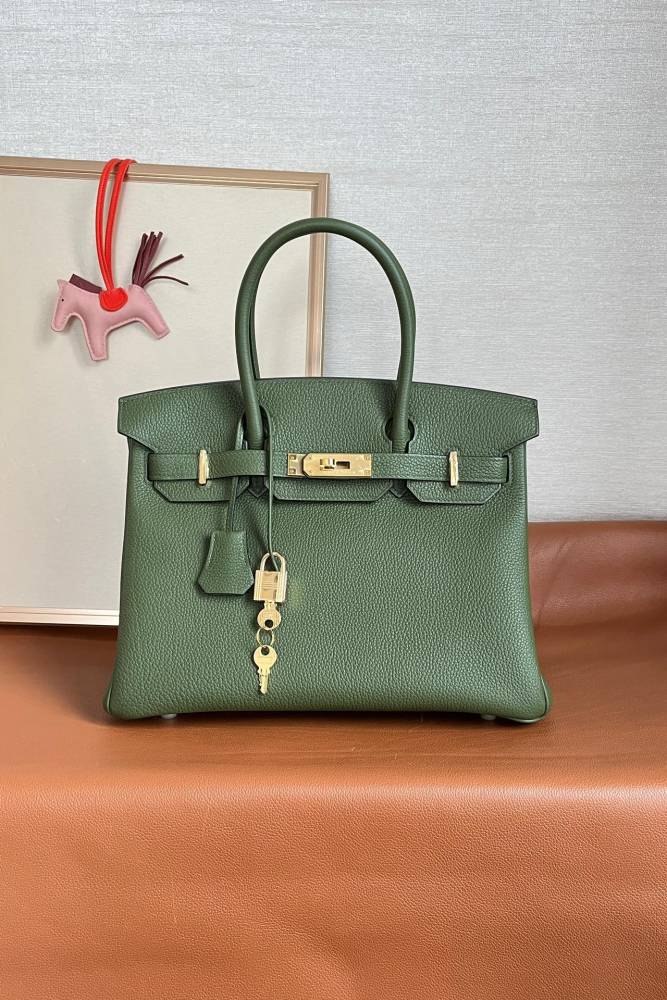 Hermès 𝗯𝗶𝗿𝗸𝗶𝗻 30cm Togo V6 Full Handmade Mirror Boutique