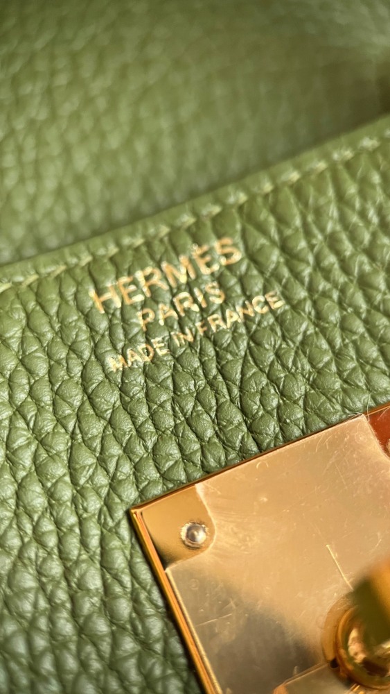 Hermès 𝗯𝗶𝗿𝗸𝗶𝗻 30cm Togo V6 Full Handmade Mirror Boutique
