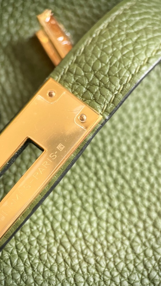 Hermès 𝗯𝗶𝗿𝗸𝗶𝗻 30cm Togo V6 Full Handmade Mirror Boutique