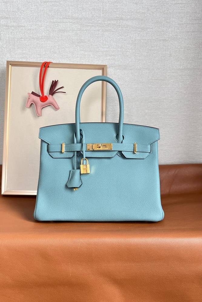 Hermès 𝗯𝗶𝗿𝗸𝗶𝗻 30cm Togo Macarons Full Handmade Mirror Boutique