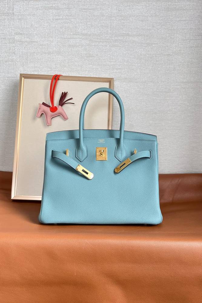 Hermès 𝗯𝗶𝗿𝗸𝗶𝗻 30cm Togo Macarons Full Handmade Mirror Boutique