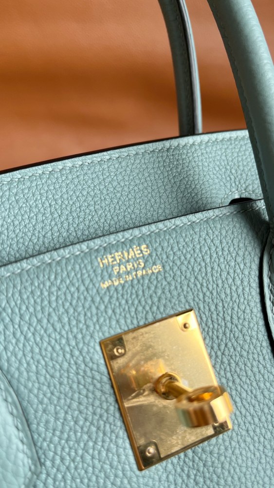 Hermès 𝗯𝗶𝗿𝗸𝗶𝗻 30cm Togo Macarons Full Handmade Mirror Boutique