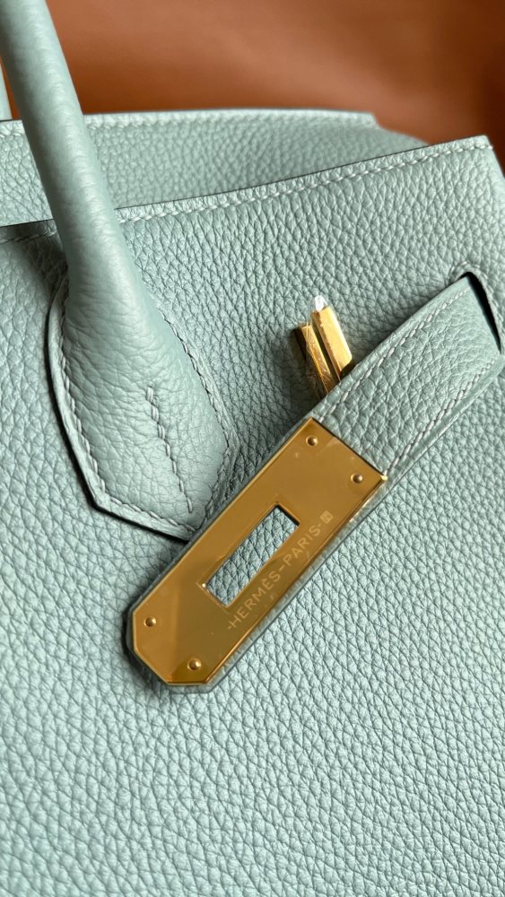 Hermès 𝗯𝗶𝗿𝗸𝗶𝗻 30cm Togo Macarons Full Handmade Mirror Boutique