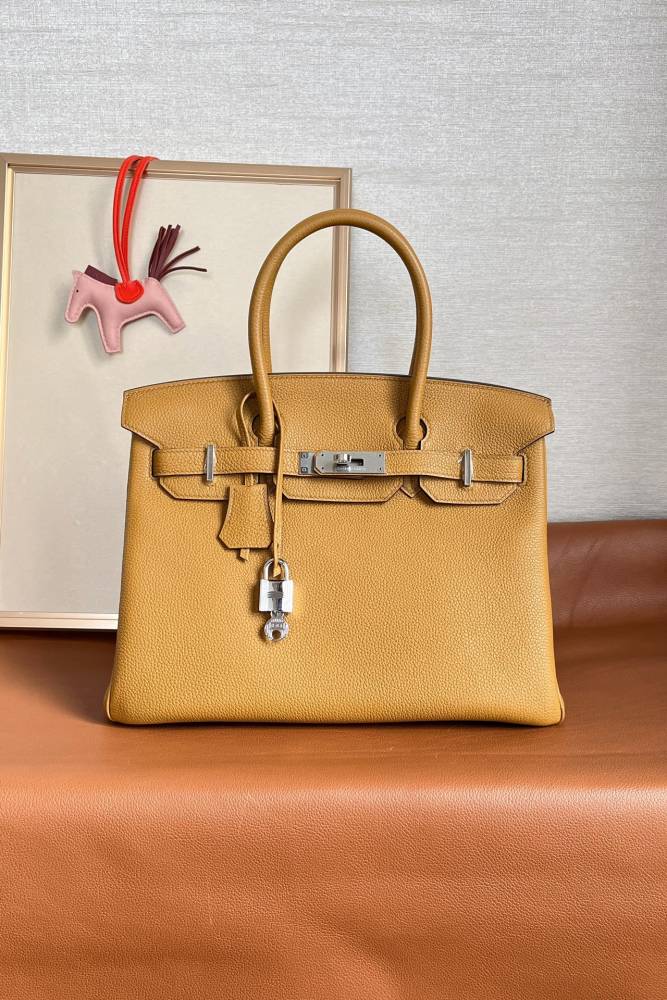 Hermès 𝗯𝗶𝗿𝗸𝗶𝗻 30cm Togo U8 Full Handmade Mirror Boutique