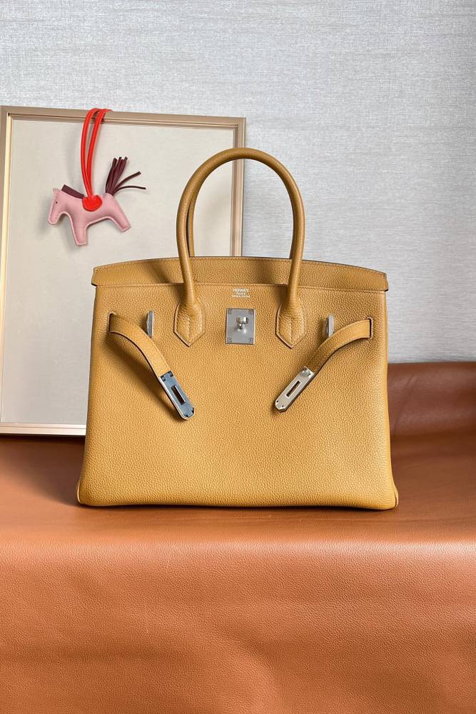 Hermès 𝗯𝗶𝗿𝗸𝗶𝗻 30cm Togo U8 Full Handmade Mirror Boutique