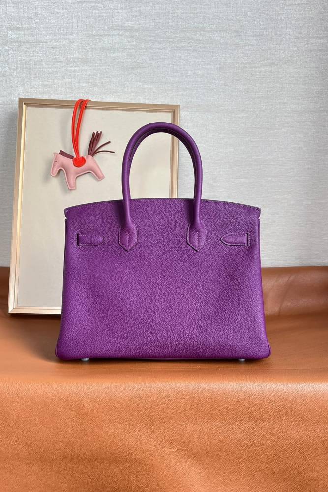 Hermès 𝗯𝗶𝗿𝗸𝗶𝗻 30cm Togo P9 Full Handmade Mirror Boutique