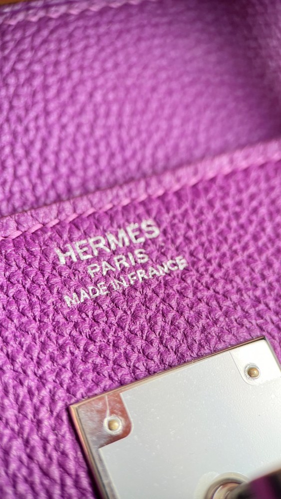 Hermès 𝗯𝗶𝗿𝗸𝗶𝗻 30cm Togo P9 Full Handmade Mirror Boutique