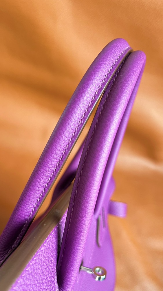 Hermès 𝗯𝗶𝗿𝗸𝗶𝗻 30cm Togo P9 Full Handmade Mirror Boutique