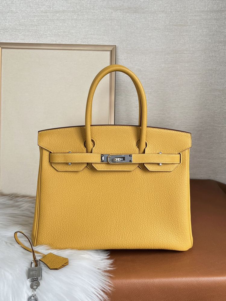 Hermès 𝗯𝗶𝗿𝗸𝗶𝗻 30cm Togo 9D Full Handmade Mirror Boutique