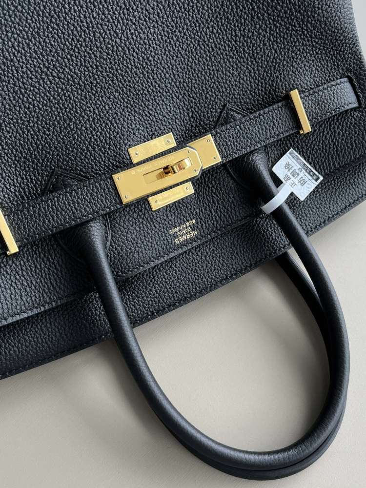 Hermès 𝗯𝗶𝗿𝗸𝗶𝗻 30cm Togo black Full Handmade Mirror Boutique