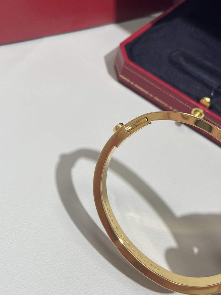 Cartier Classic bracelet wide version new upgrade full diamonds mirror boutique