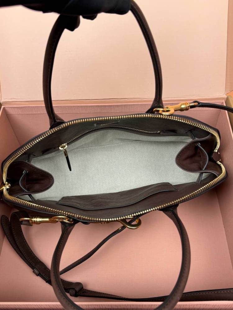 MiuMiu Aventure Nappa handbag 5BB168 Mirror Boutique