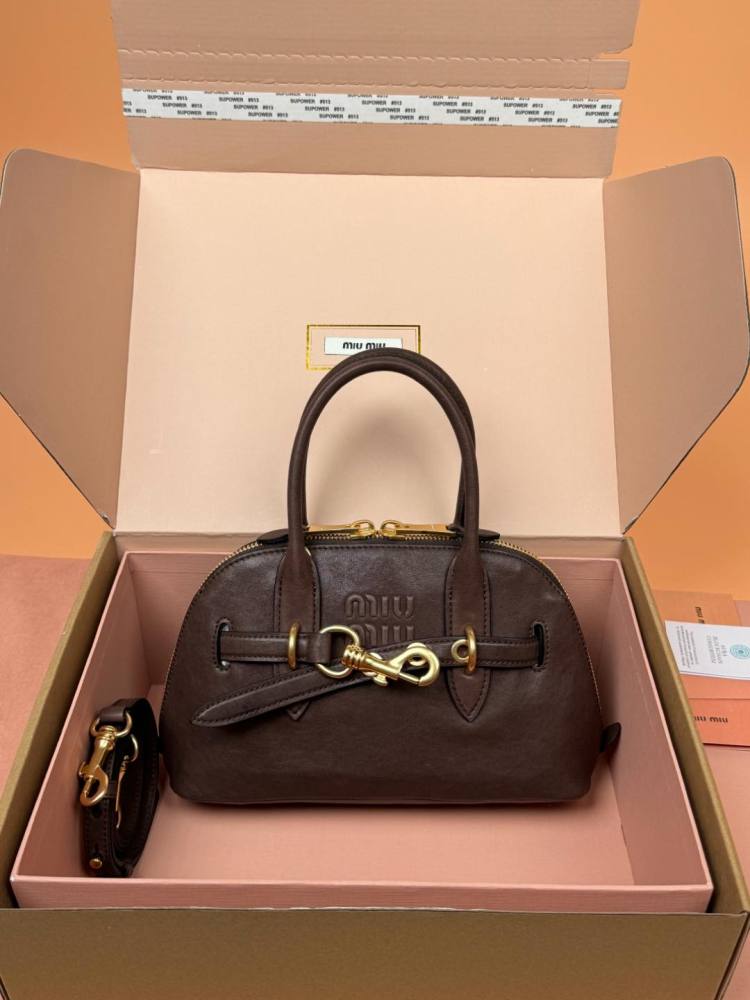 MiuMiu Aventure Nappa handbag PM 5BB169 Mirror Boutique