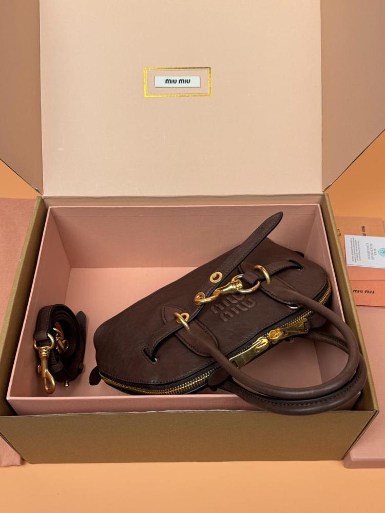 MiuMiu Aventure Nappa handbag PM 5BB169 Mirror Boutique