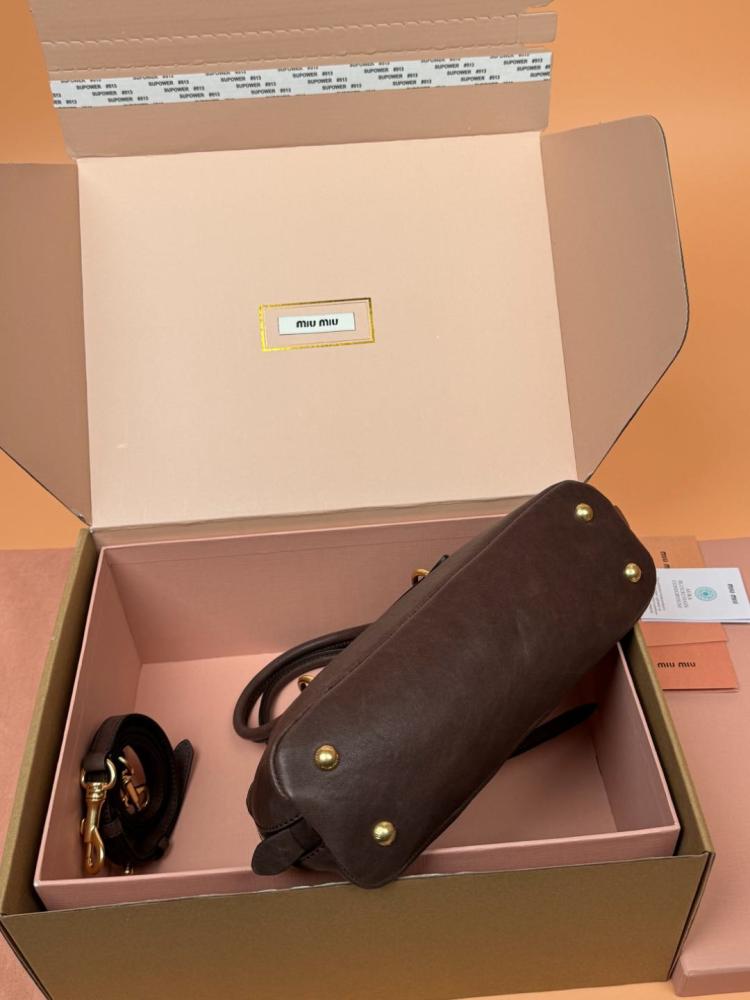 MiuMiu Aventure Nappa handbag PM 5BB169 Mirror Boutique