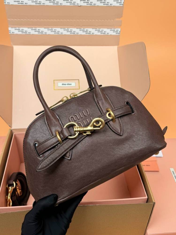 MiuMiu Aventure Nappa handbag PM 5BB169 Mirror Boutique