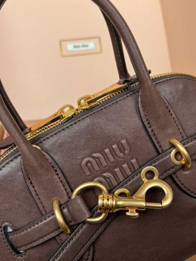 MiuMiu Aventure Nappa handbag PM 5BB169 Mirror Boutique
