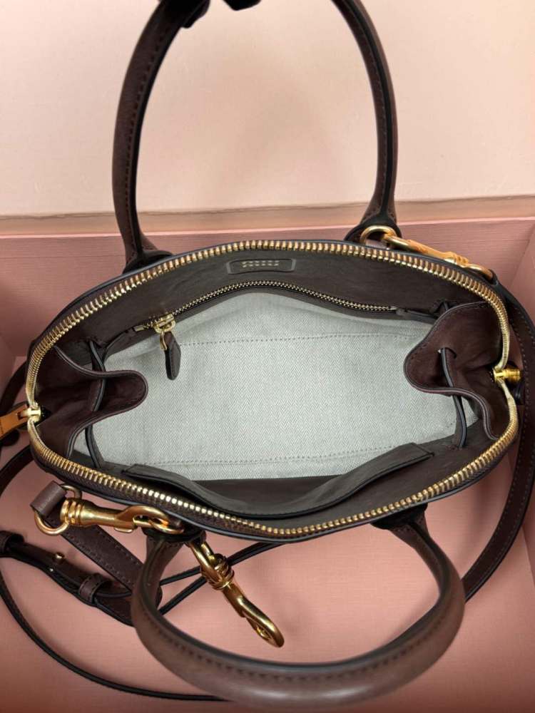 MiuMiu Aventure Nappa handbag PM 5BB169 Mirror Boutique