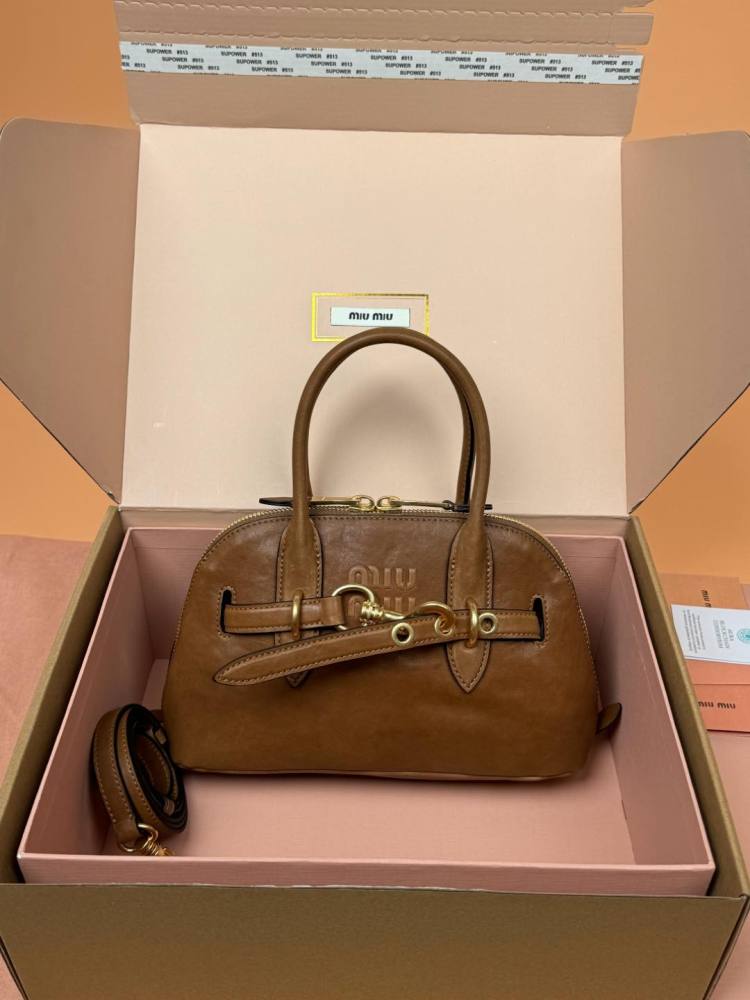 MiuMiu Aventure Nappa handbag PM 5BB169 Mirror Boutique