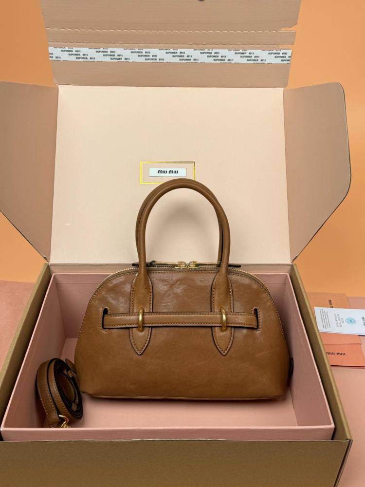 MiuMiu Aventure Nappa handbag PM 5BB169 Mirror Boutique