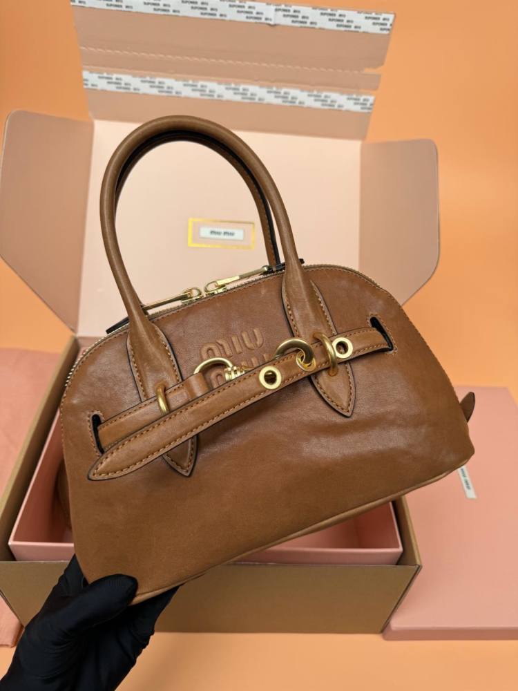 MiuMiu Aventure Nappa handbag PM 5BB169 Mirror Boutique